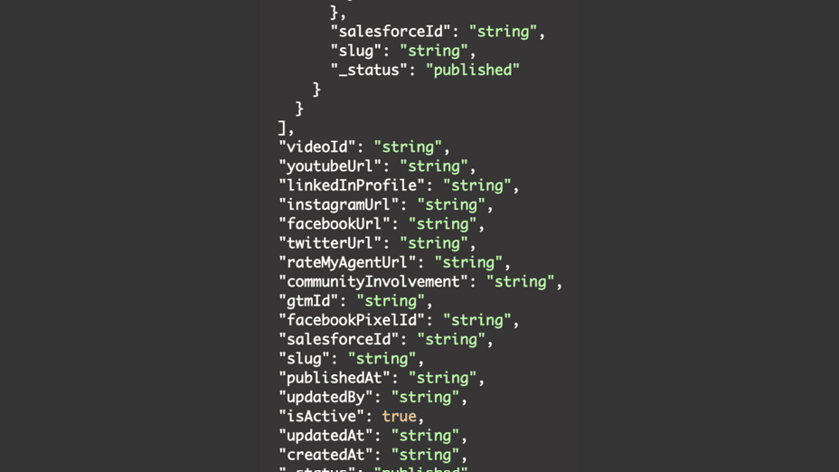 McGrath API schema
