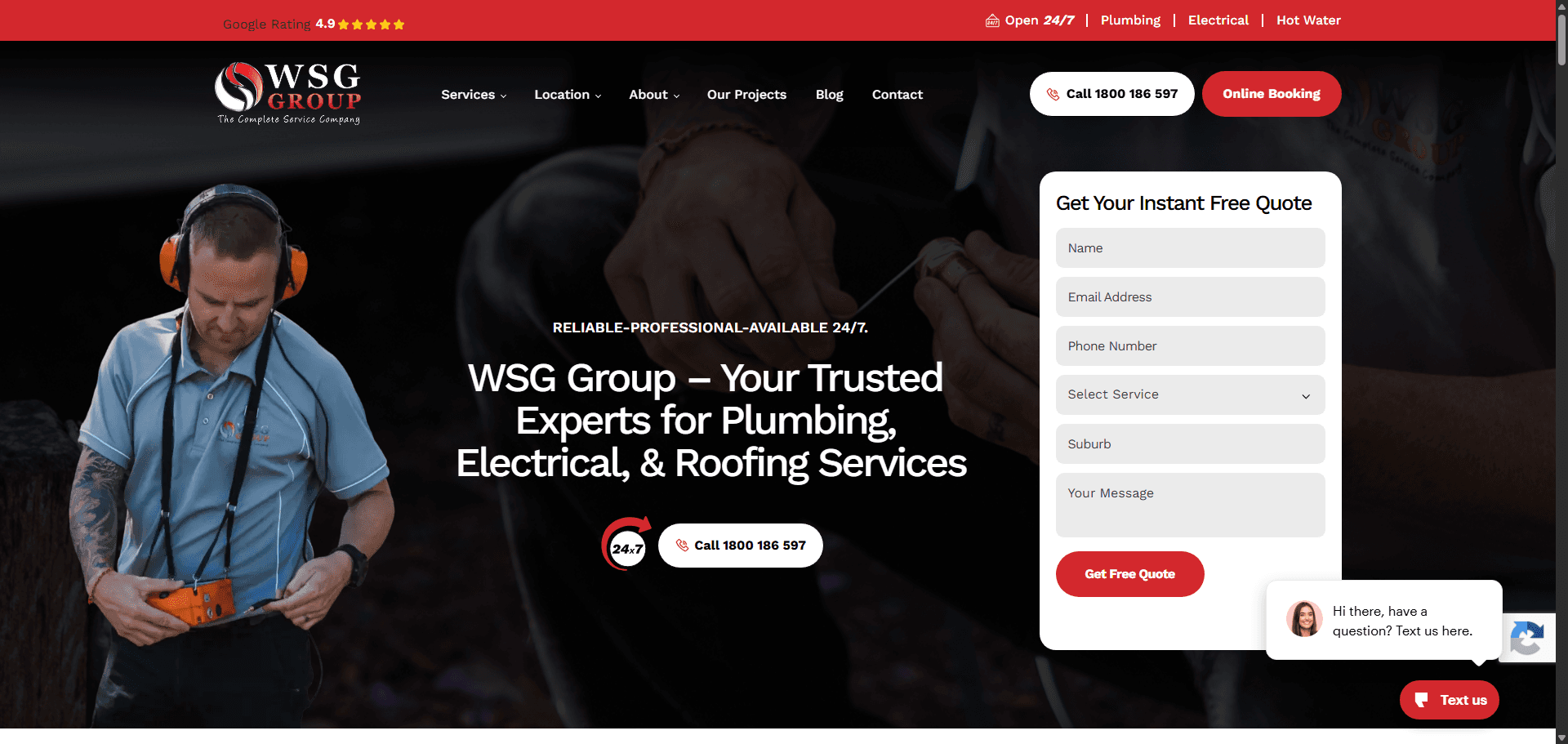 WSG Group website